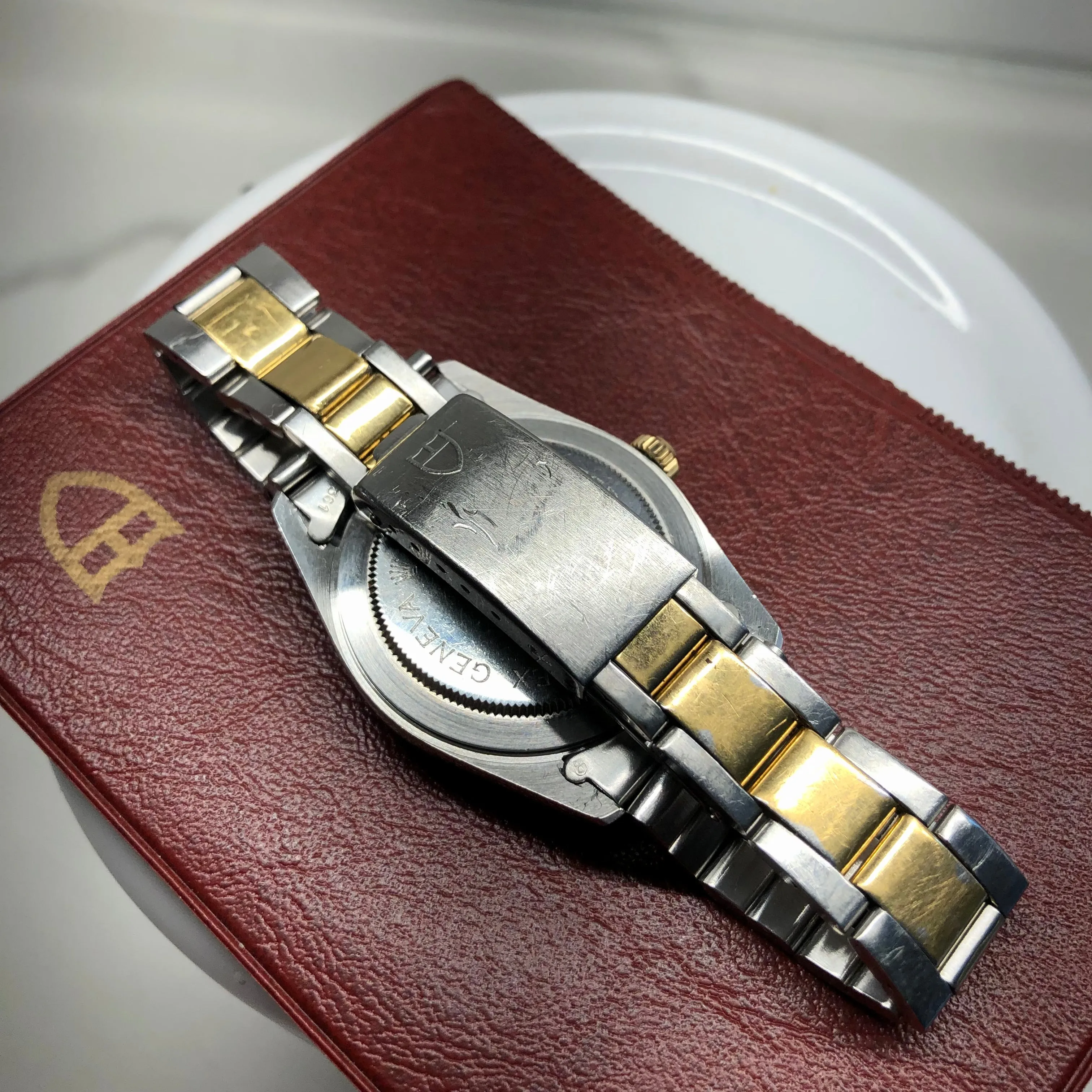 1982 Tudor Prince Oysterdate 75203 Brown Dial Two Tone Fluted Bezel Automatic Wristwatch