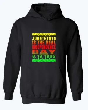 6-19-1865 real independence day hoodie