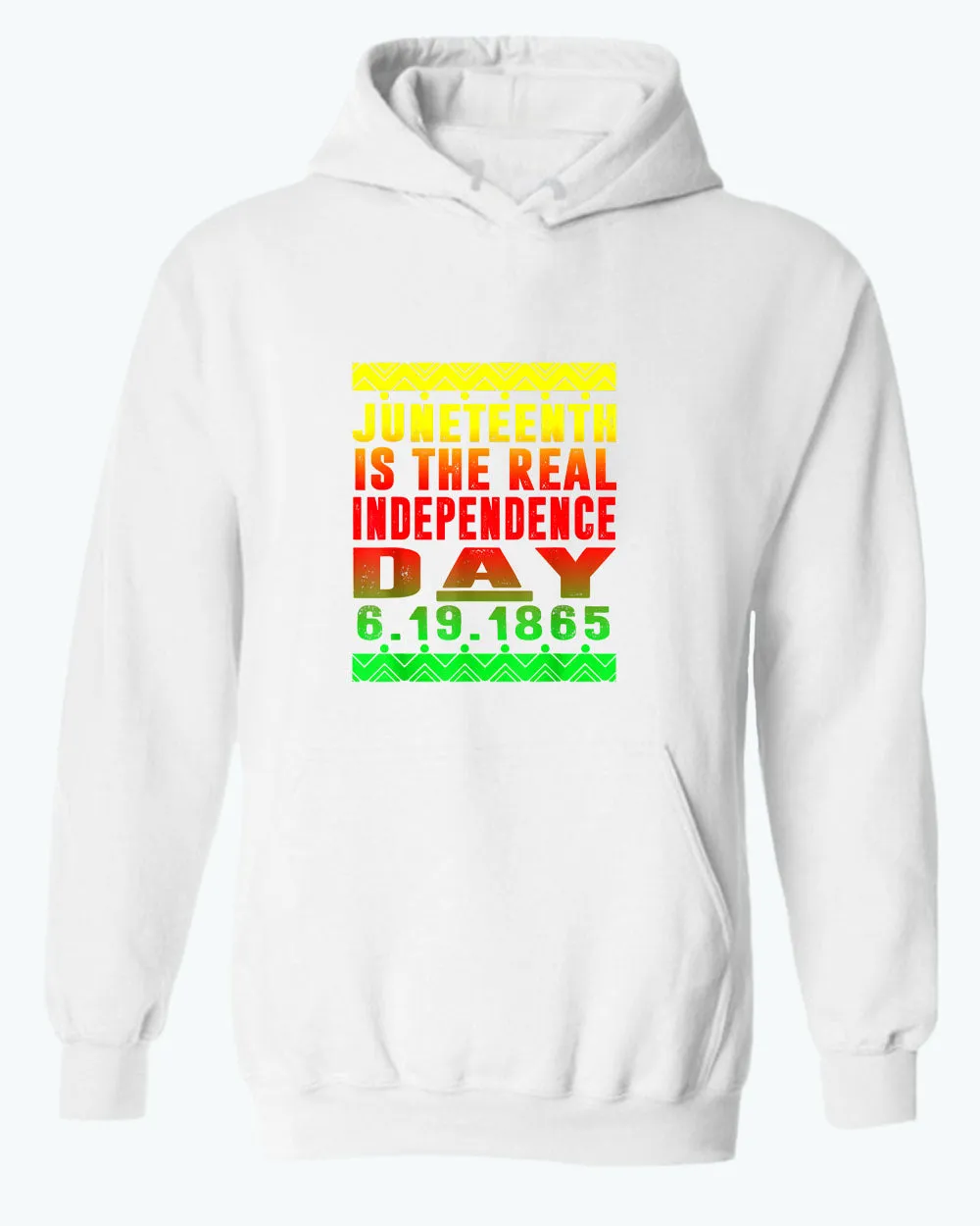 6-19-1865 real independence day hoodie