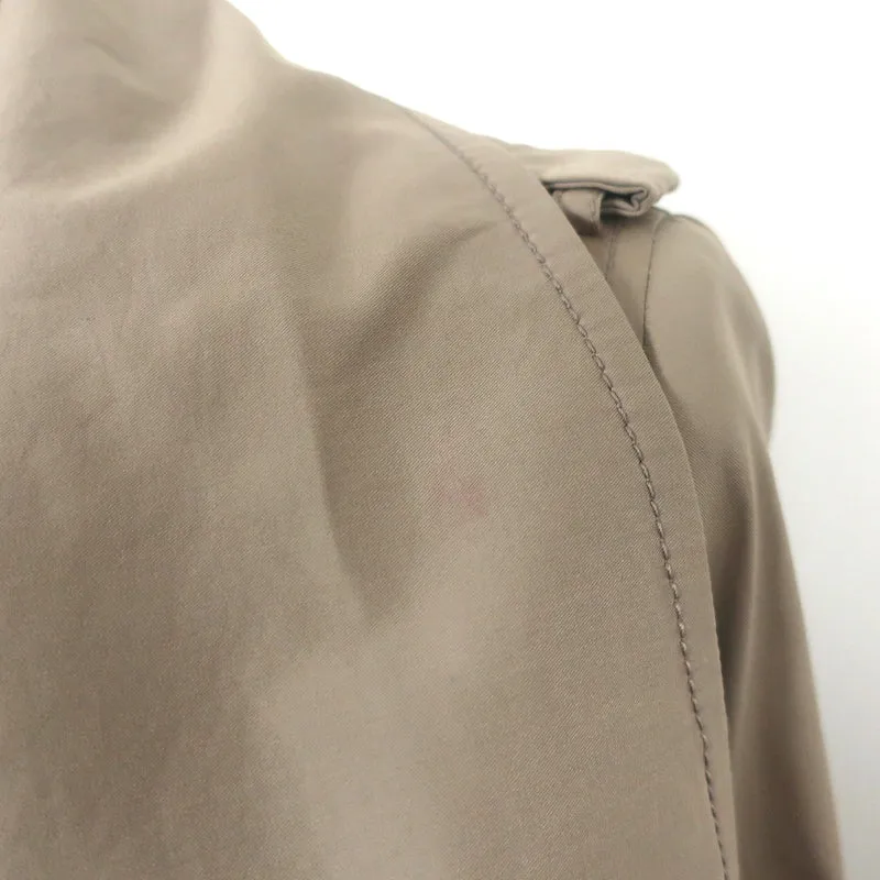 A.F. Vandevorst Draped Coat Brown Cotton-Blend Size Medium Belted Jacket