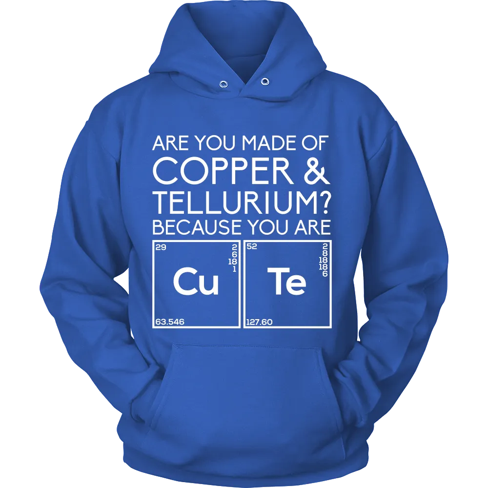 Are You Made of Copper & Tellurium? Because you are Cute (Men)