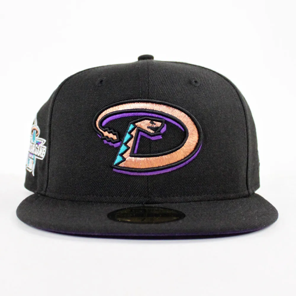 Arizona Diamondbacks 2010 All Star Game New Era 59Fifty Fitted Hat (Black Purple Under Brim)