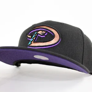 Arizona Diamondbacks 2010 All Star Game New Era 59Fifty Fitted Hat (Black Purple Under Brim)