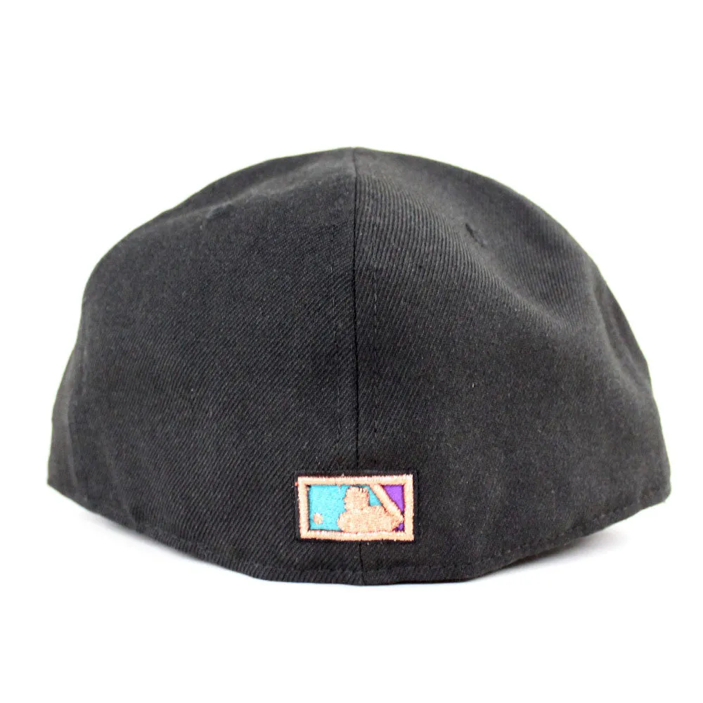 Arizona Diamondbacks 2010 All Star Game New Era 59Fifty Fitted Hat (Black Purple Under Brim)