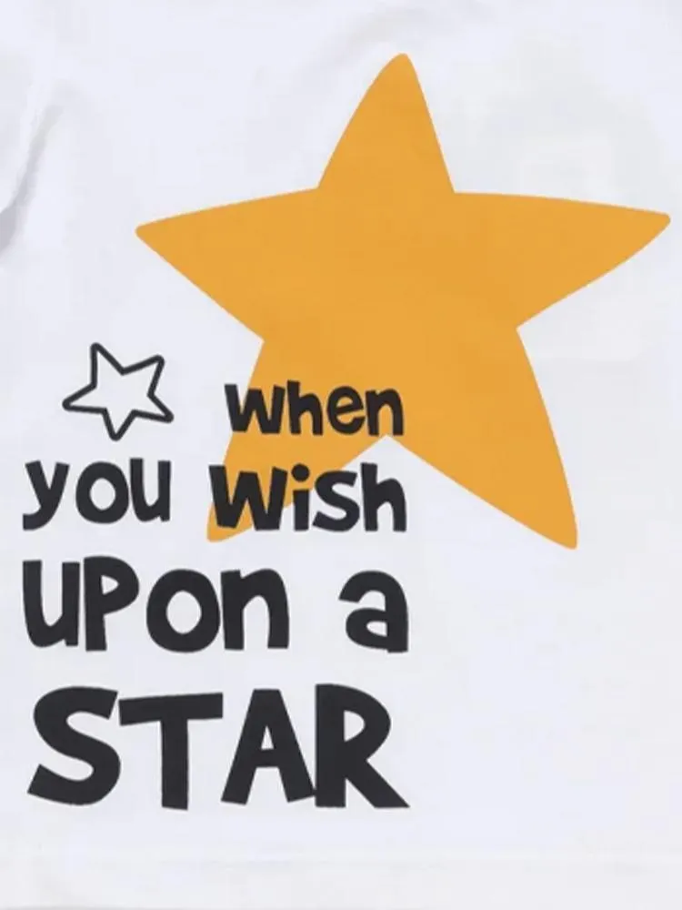 Artie - Wish Upon a Star White T Shirt