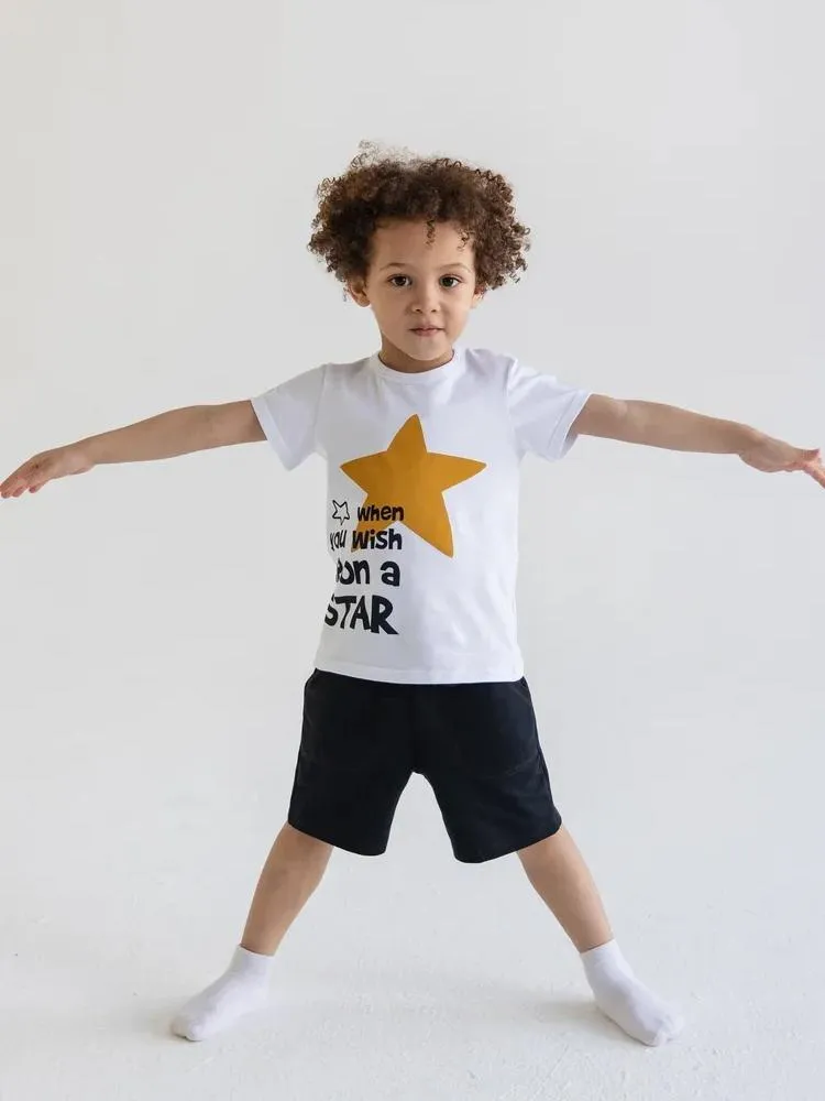 Artie - Wish Upon a Star White T Shirt