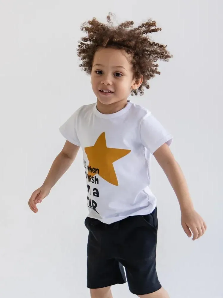 Artie - Wish Upon a Star White T Shirt