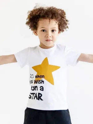 Artie - Wish Upon a Star White T Shirt