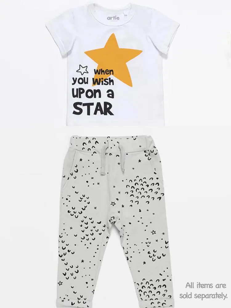 Artie - Wish Upon a Star White T Shirt
