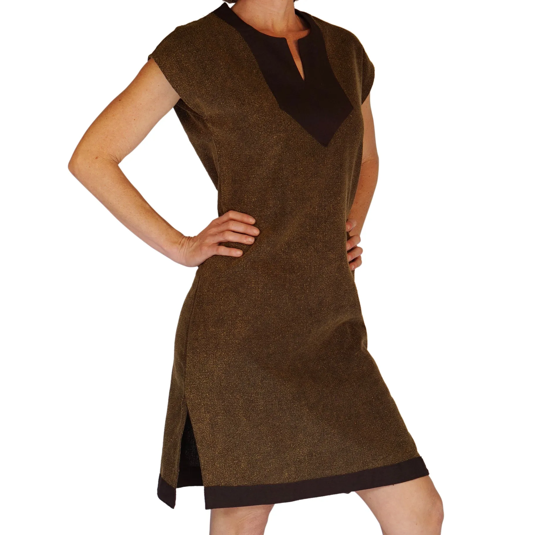 'Astrid' Viking Princess Shirt - Stone Brown