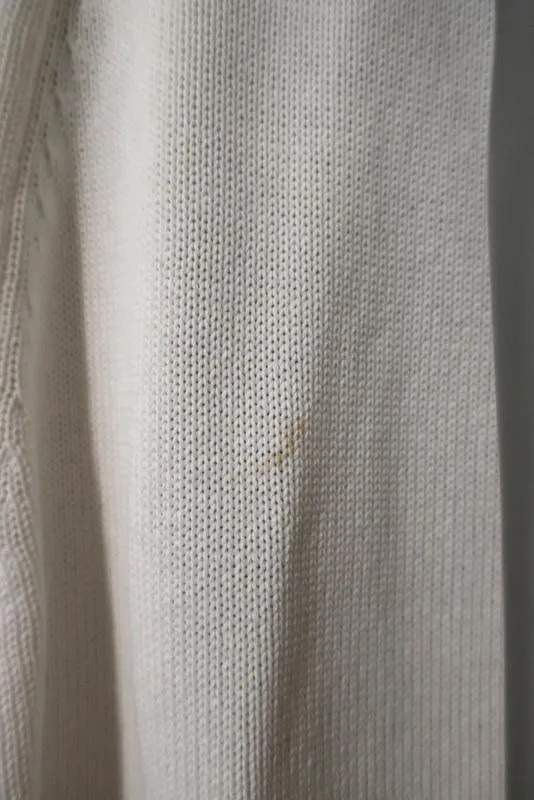 Balenciaga Cotton Knit Top White Size 36 Sleeveless Sweater