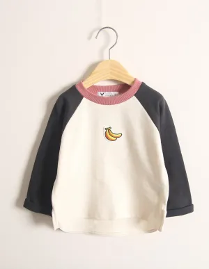 Banana Long Sleeve T-Shirt Charcoal