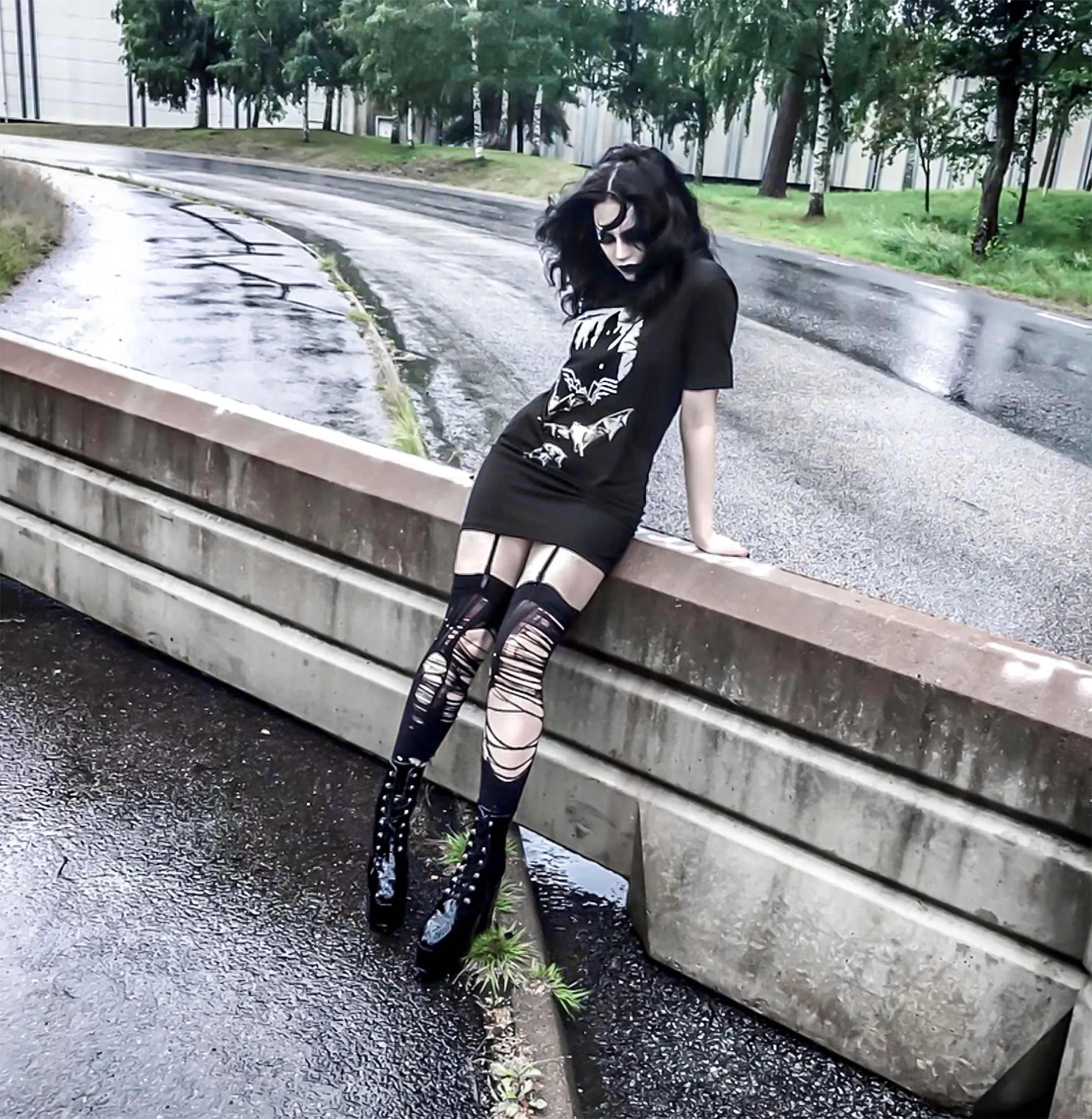 Bat Division Long Tee