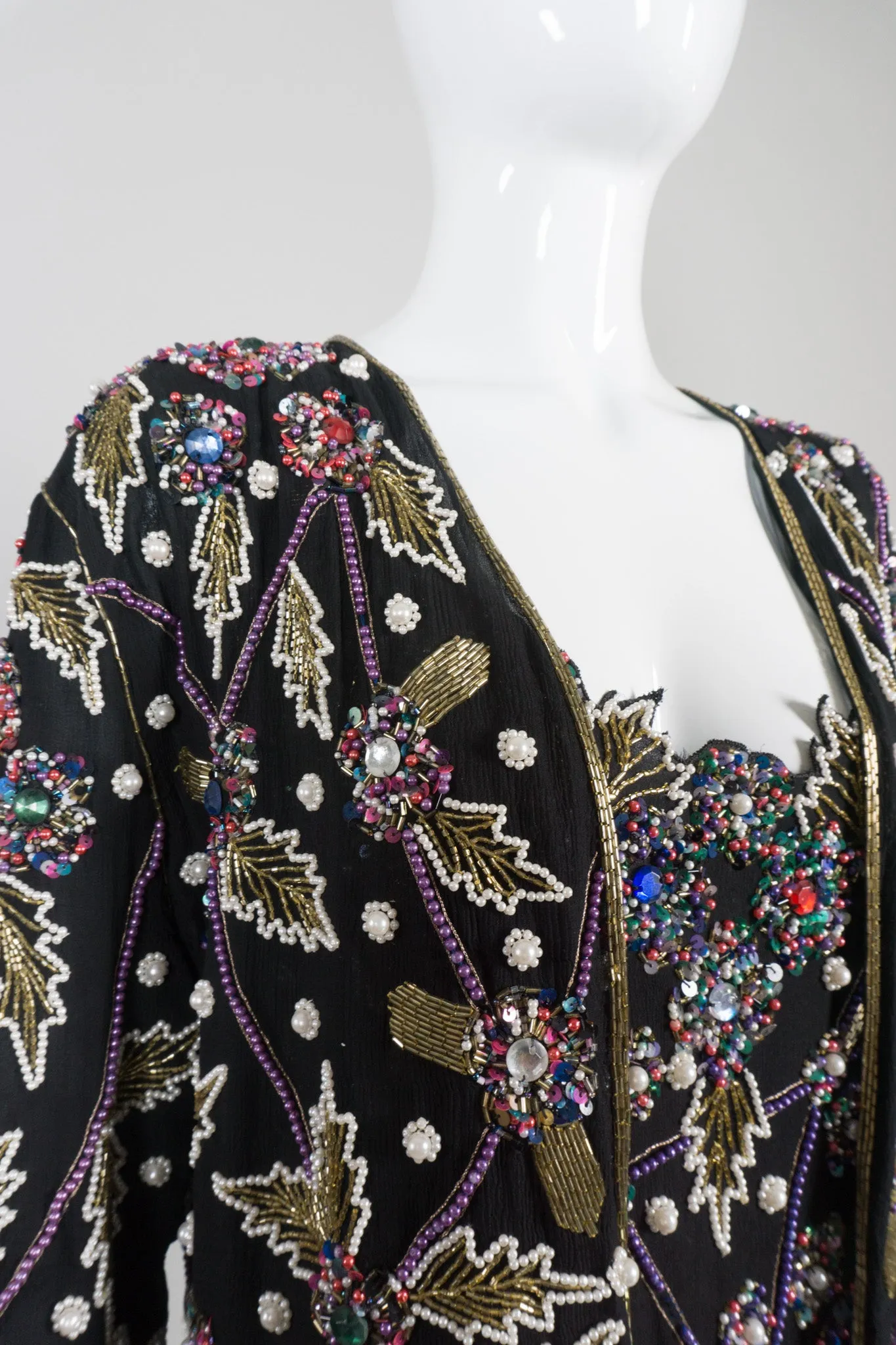 Beaded Leaf Jacket