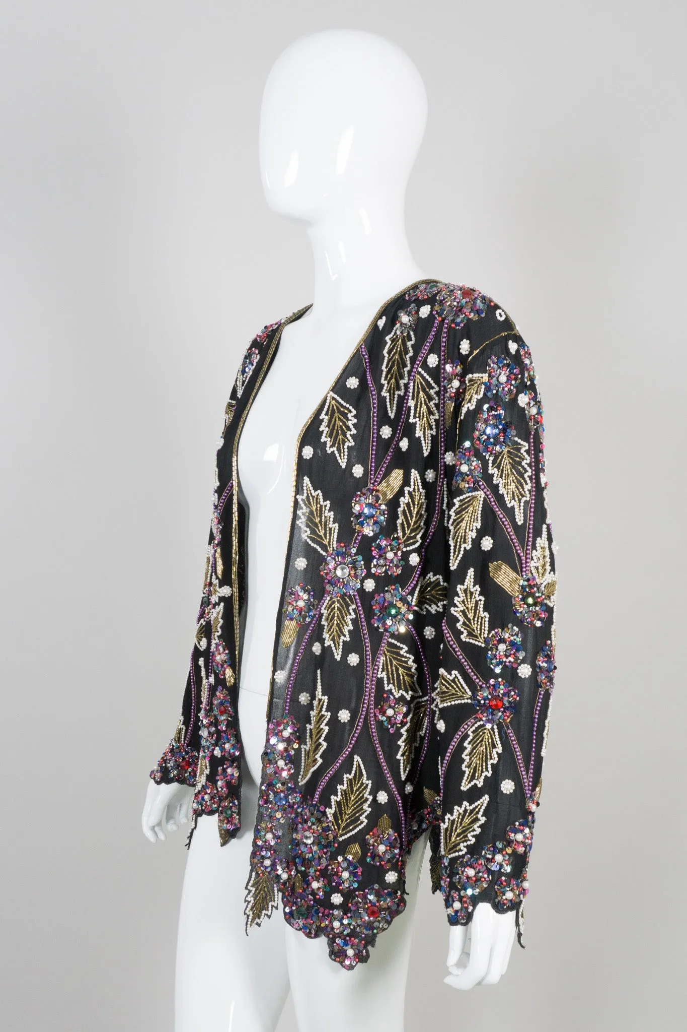 Beaded Leaf Jacket