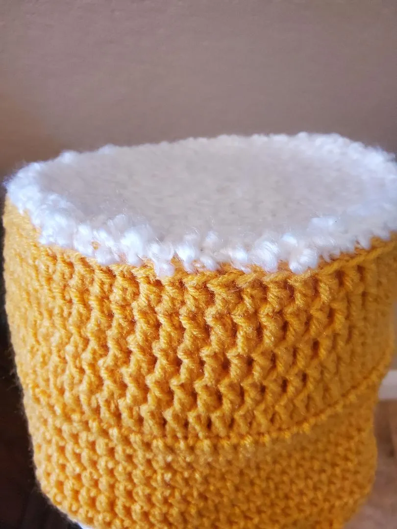 Beer Mug Hat Crochet Pattern (Women's and Men's sizes)
