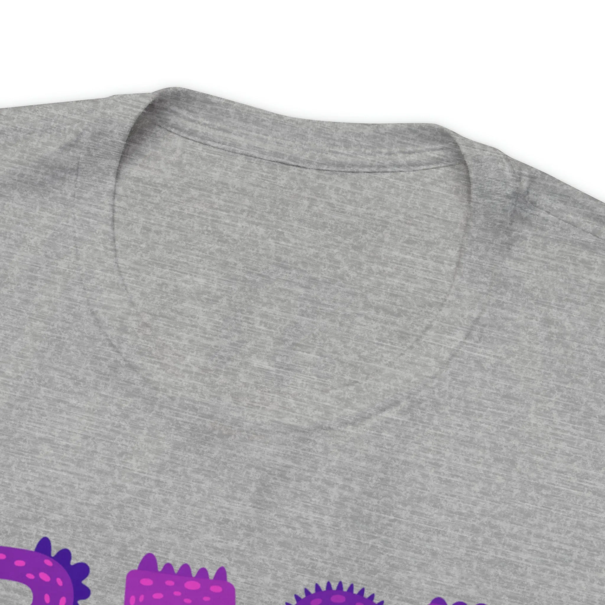 Best Mom Ever Purple Text T-Shirt | Bestie Mama Tee |  Bella Canvas 3001 Unisex |  Mother Short Sleeve Tshirt