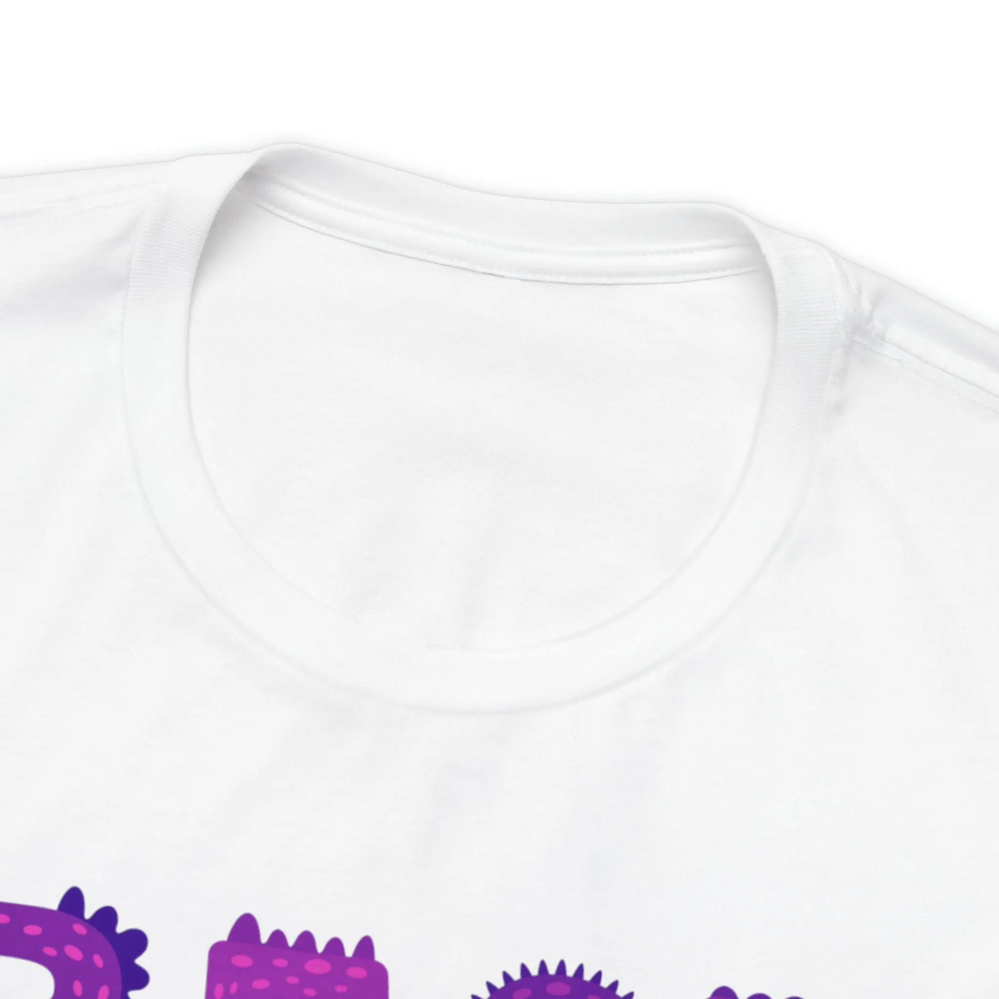 Best Mom Ever Purple Text T-Shirt | Bestie Mama Tee |  Bella Canvas 3001 Unisex |  Mother Short Sleeve Tshirt