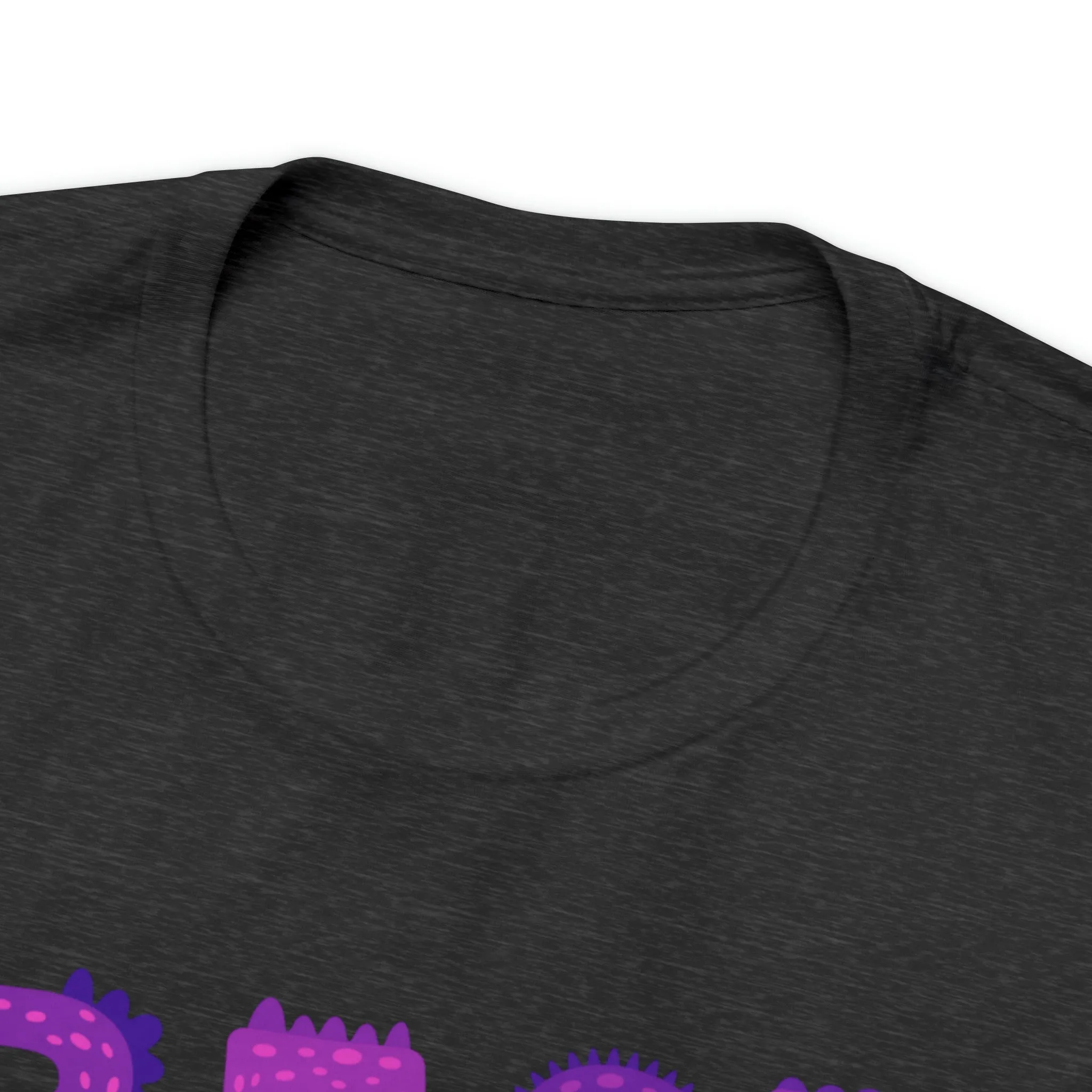 Best Mom Ever Purple Text T-Shirt | Bestie Mama Tee |  Bella Canvas 3001 Unisex |  Mother Short Sleeve Tshirt