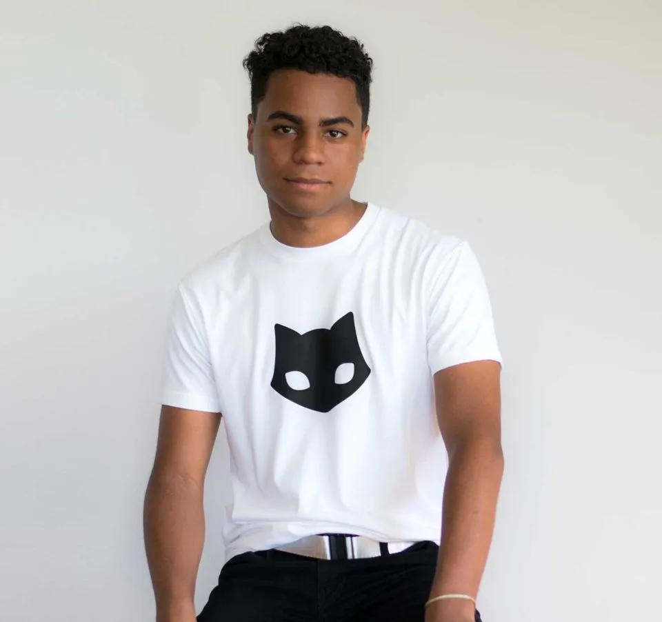 Black Cat Logo T-Shirt