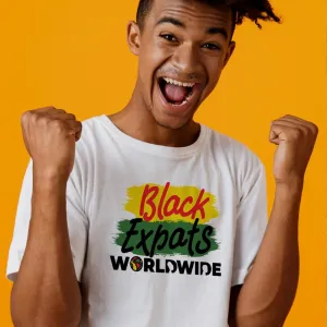 Black Expats Worldwide - Crew Neck T-shirt For Men