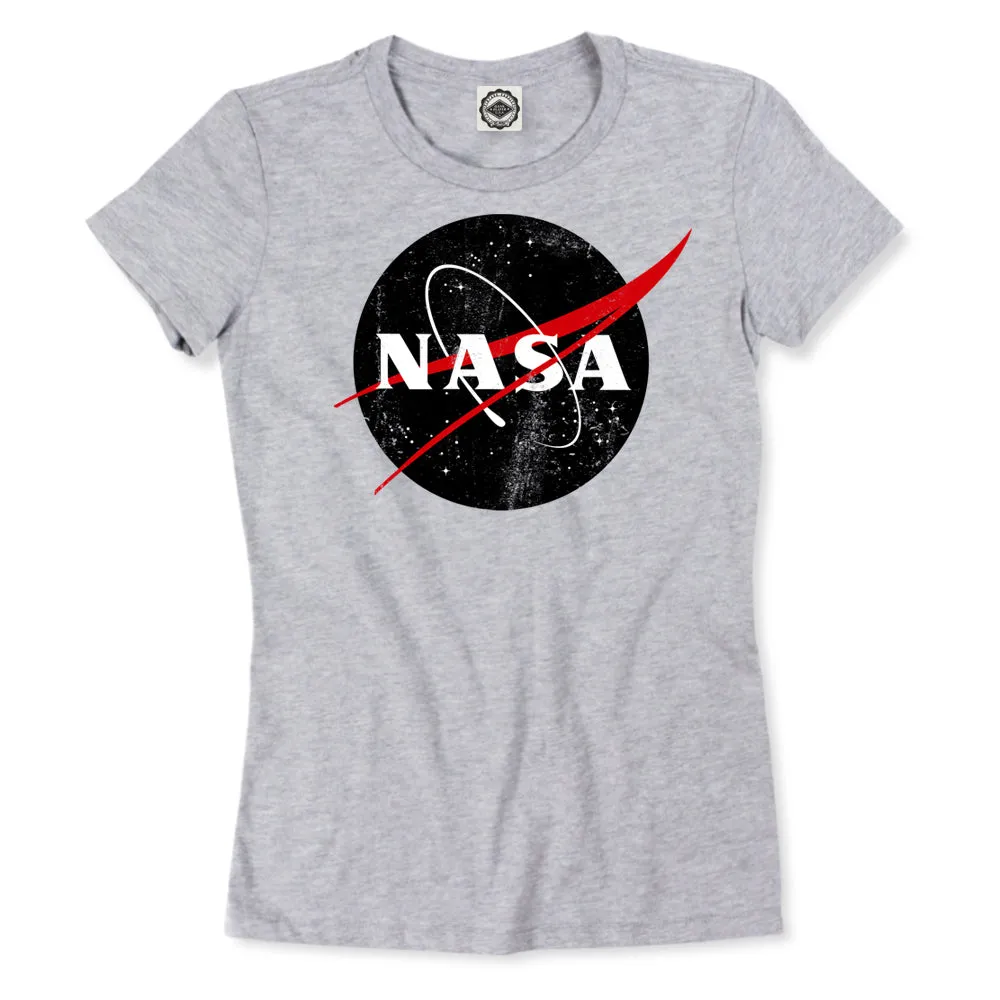 Black Official NASA Logo Women's Tee
