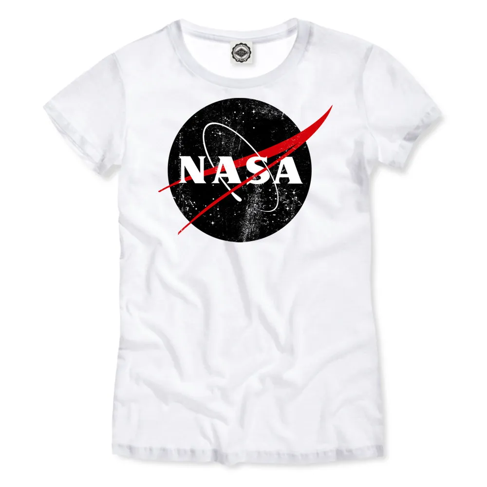 Black Official NASA Logo Women's Tee
