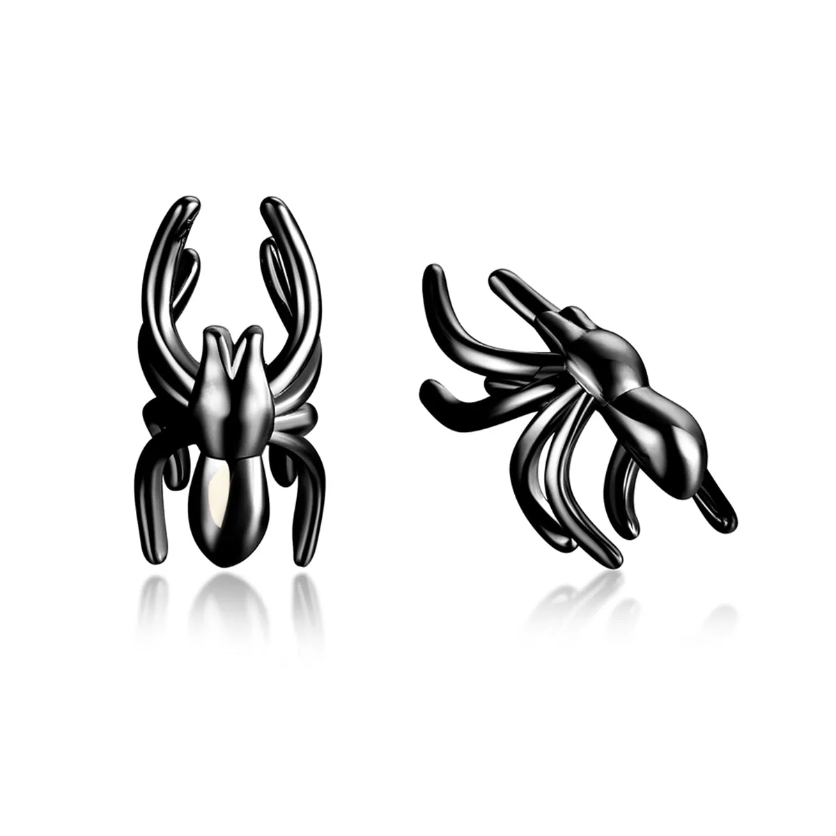 Black Spider Ear Cuffs