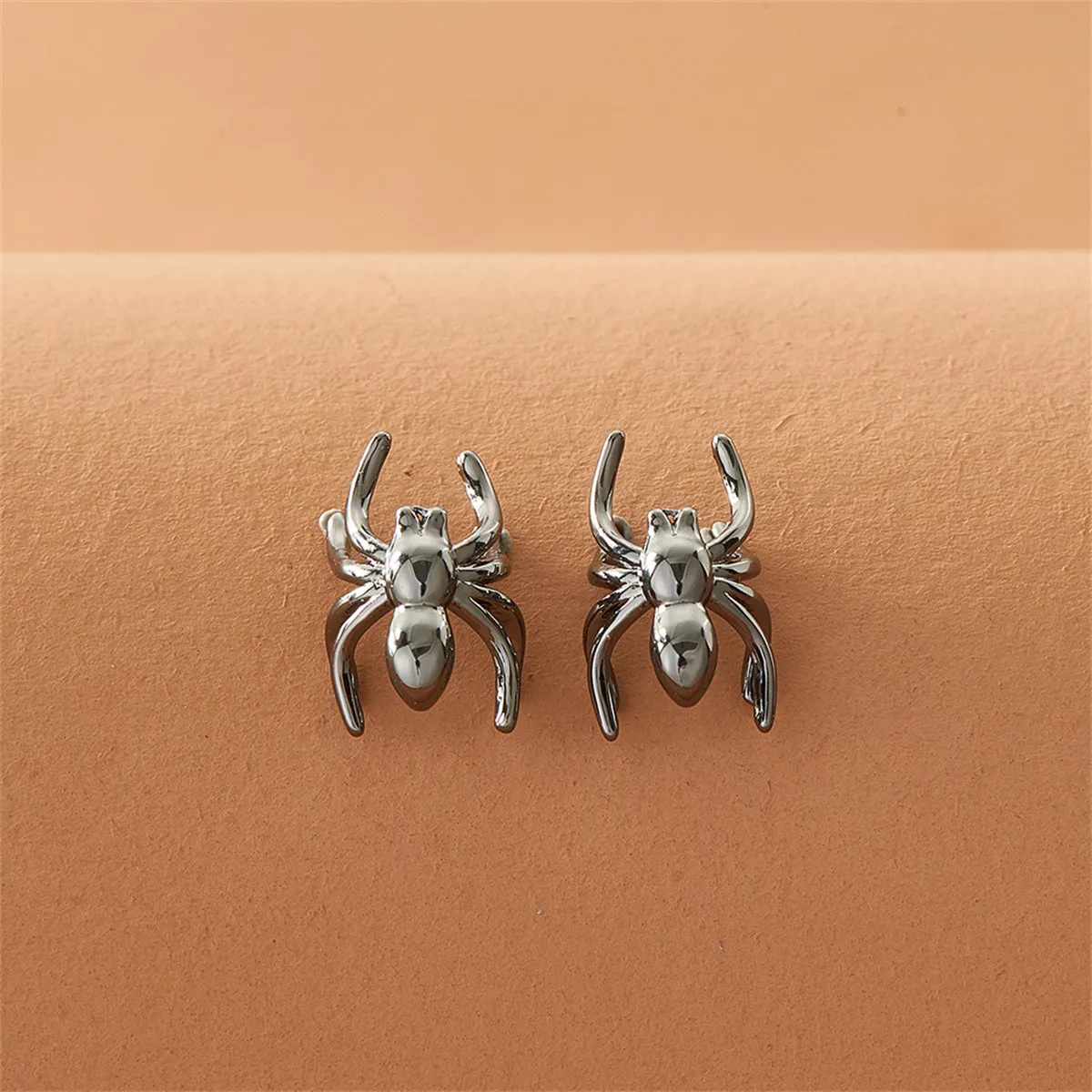 Black Spider Ear Cuffs