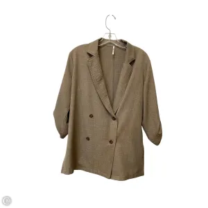 Blazer By Clothes Mentor In Brown, Size: M