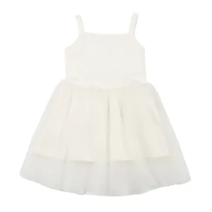 Bob & Blossom Bunnytail White Dress