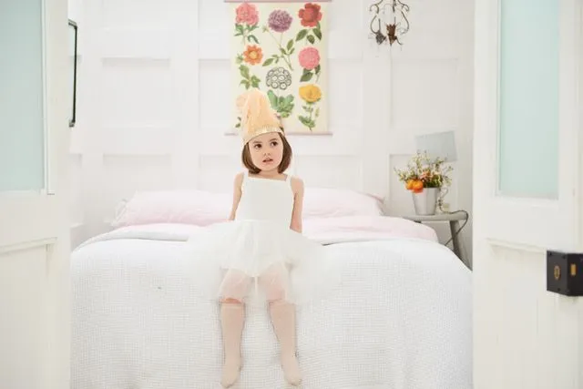 Bob & Blossom Bunnytail White Dress
