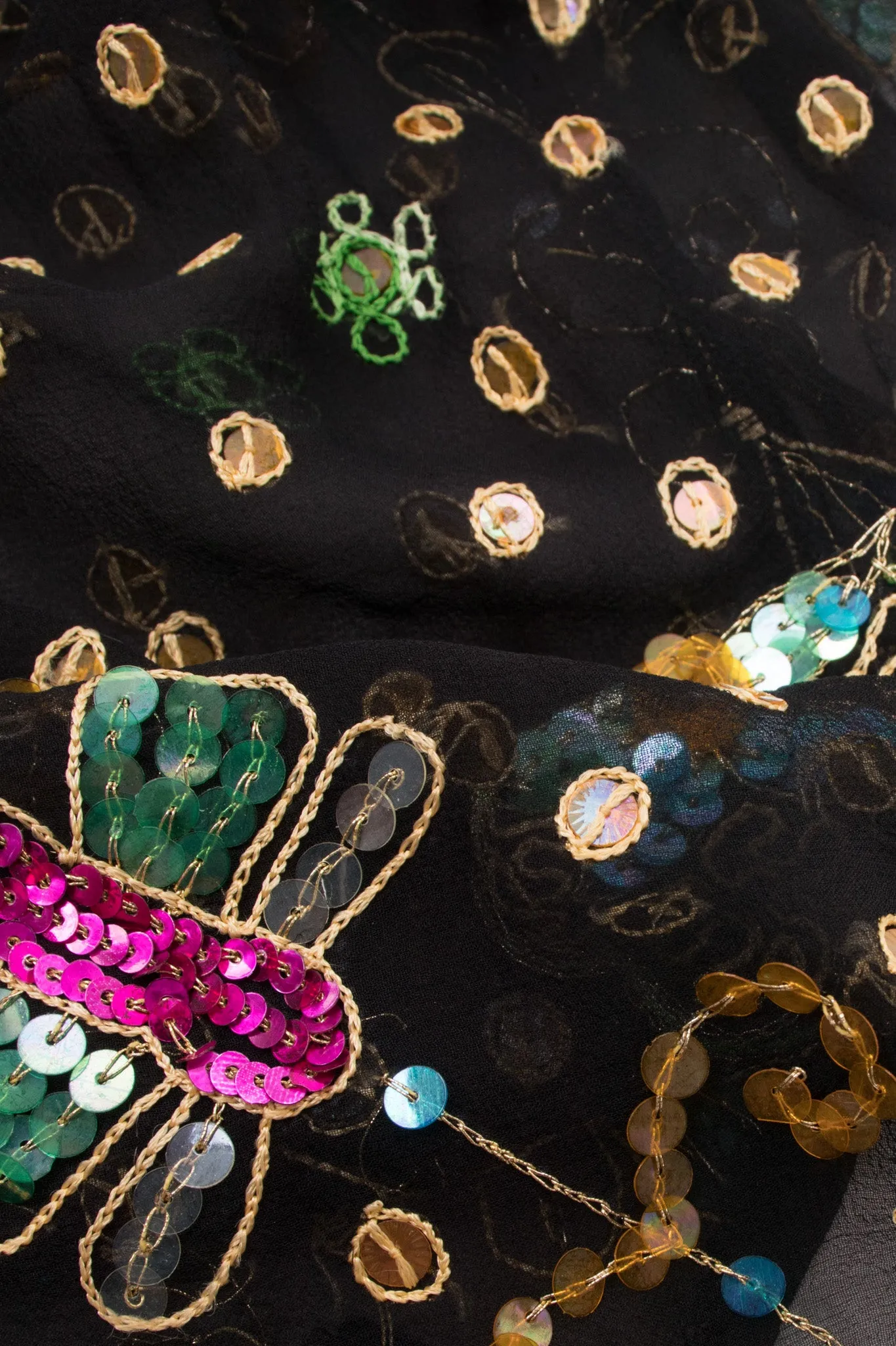 Boxy Sequin Butterfly Top