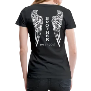 Brother Angel Wings Women’s Premium T-Shirt