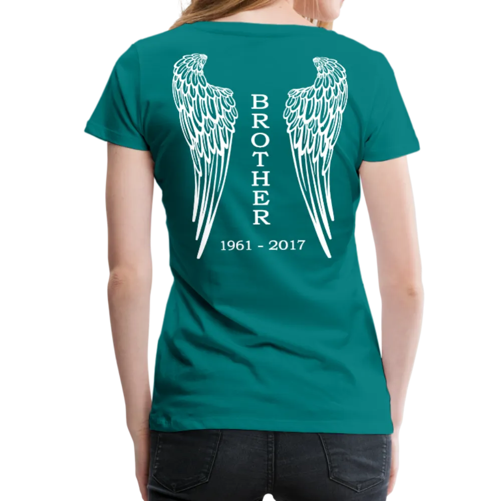 Brother Angel Wings Women’s Premium T-Shirt