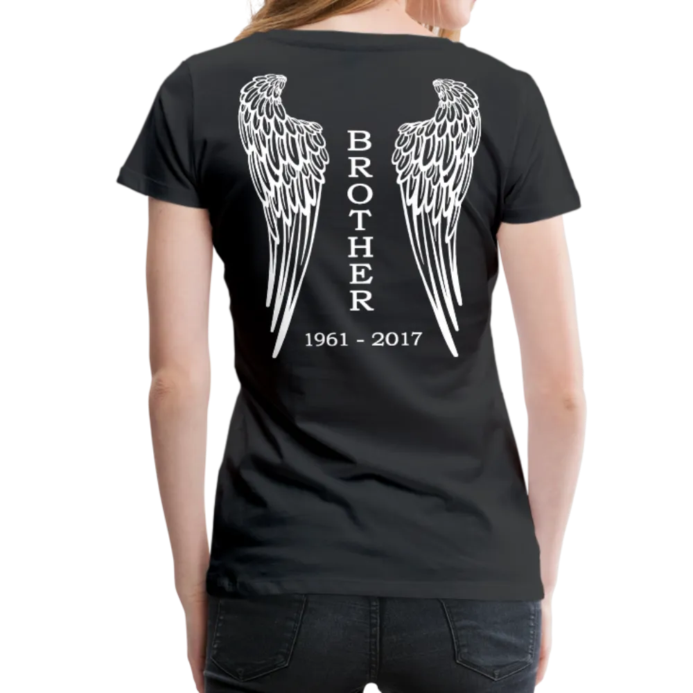 Brother Angel Wings Women’s Premium T-Shirt