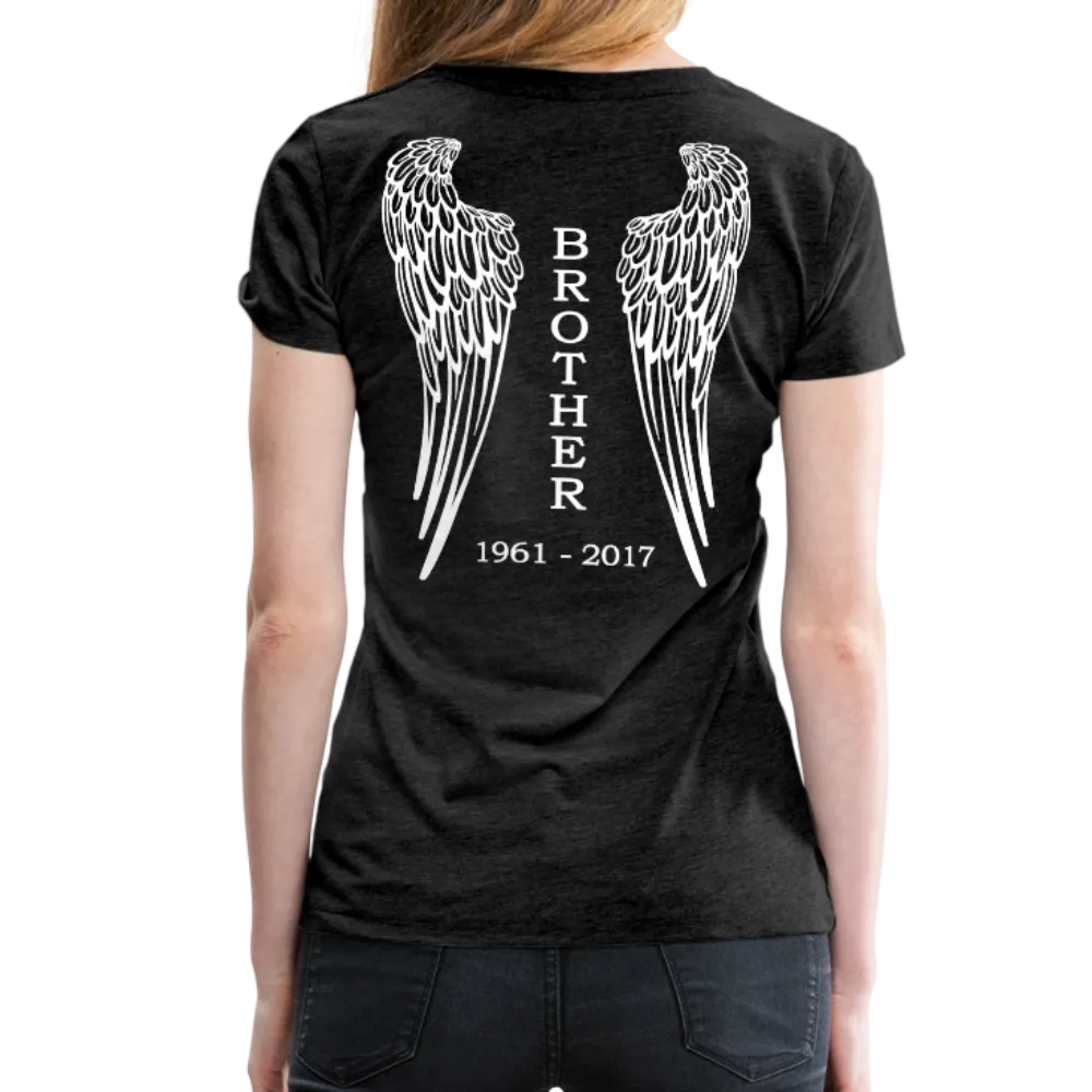 Brother Angel Wings Women’s Premium T-Shirt