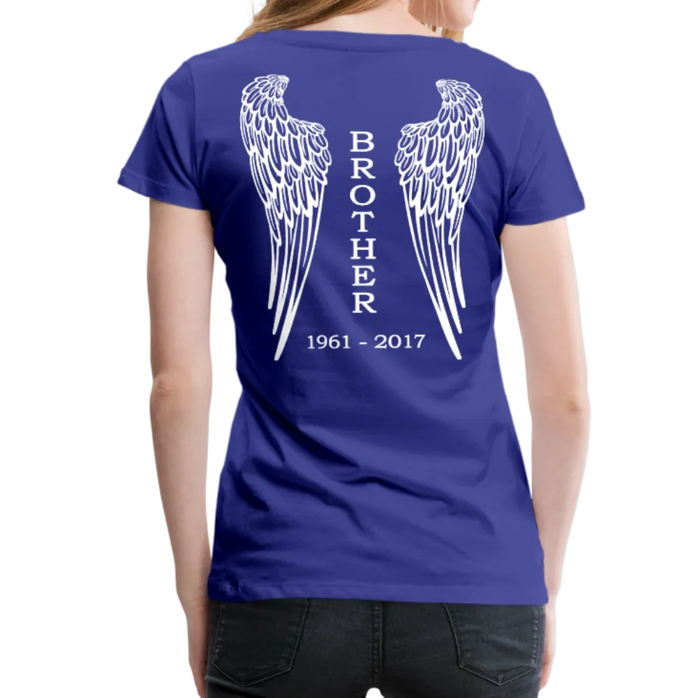 Brother Angel Wings Women’s Premium T-Shirt