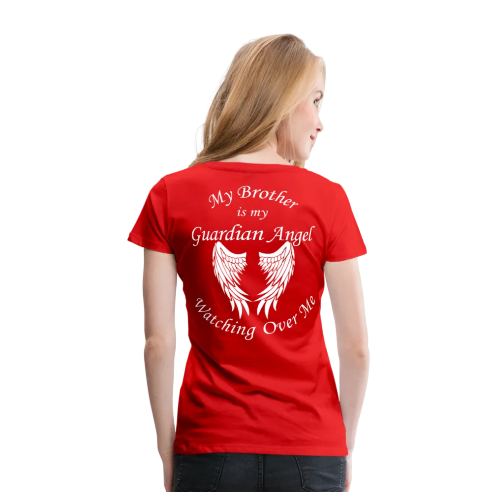 Brother Guardian Angel Women’s Premium T-Shirt (CK3551)