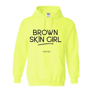 Brown Skin Girl Hooded Sweatshirt