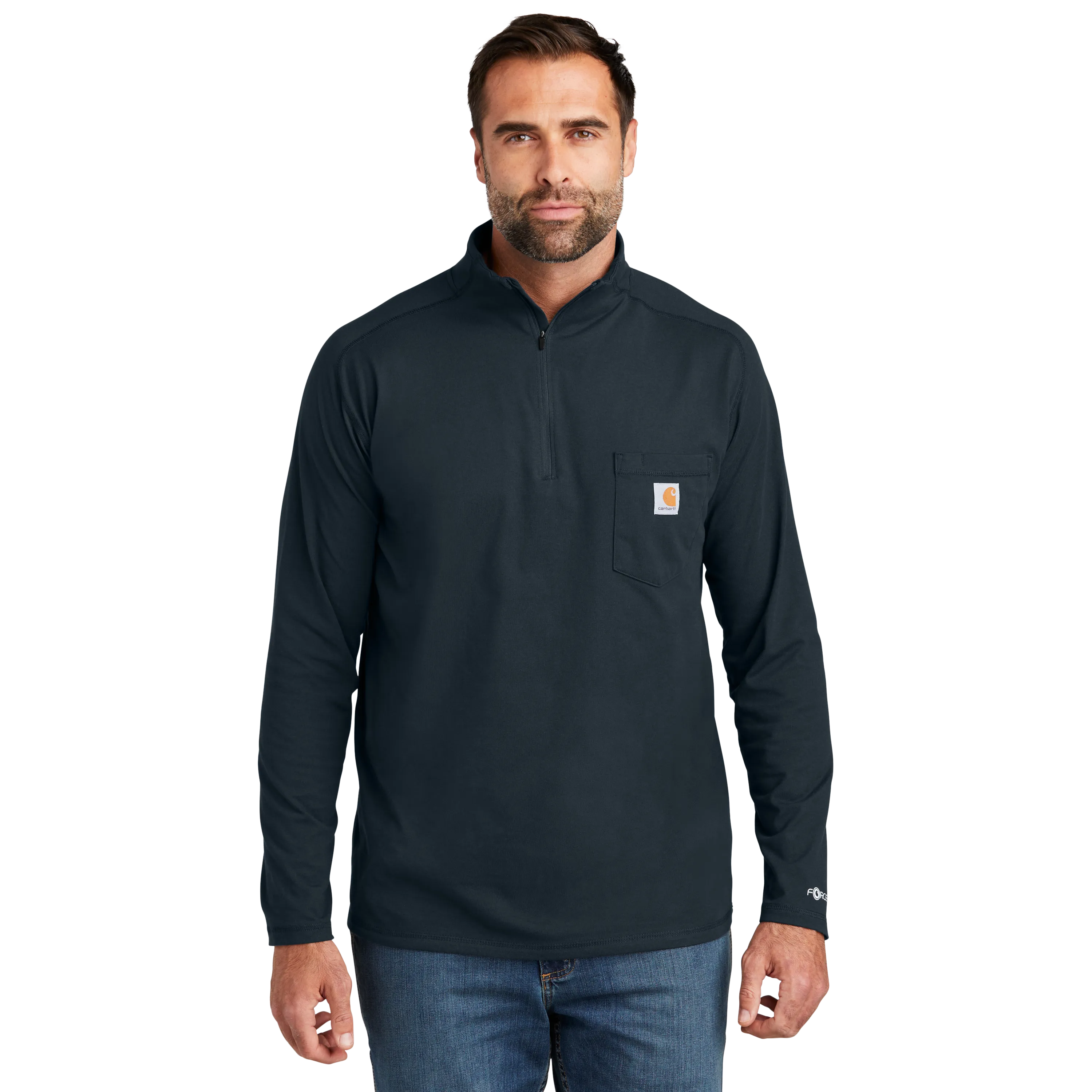 C2466 Force® 1/4-Zip Long Sleeve T-Shirt