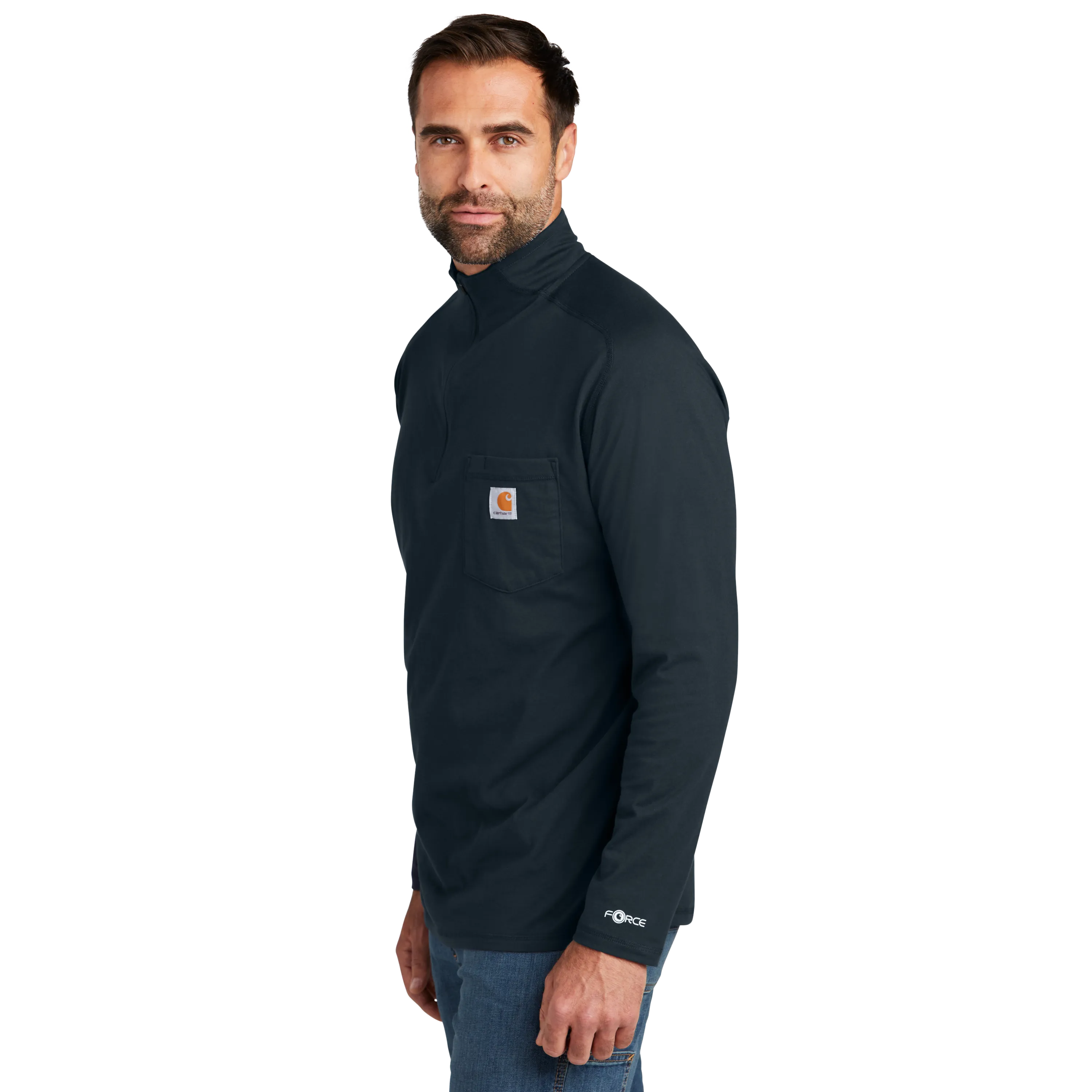 C2466 Force® 1/4-Zip Long Sleeve T-Shirt