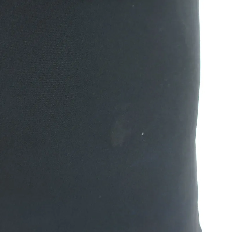Celine Sleeveless Peplum Dress Black Crepe Size 42