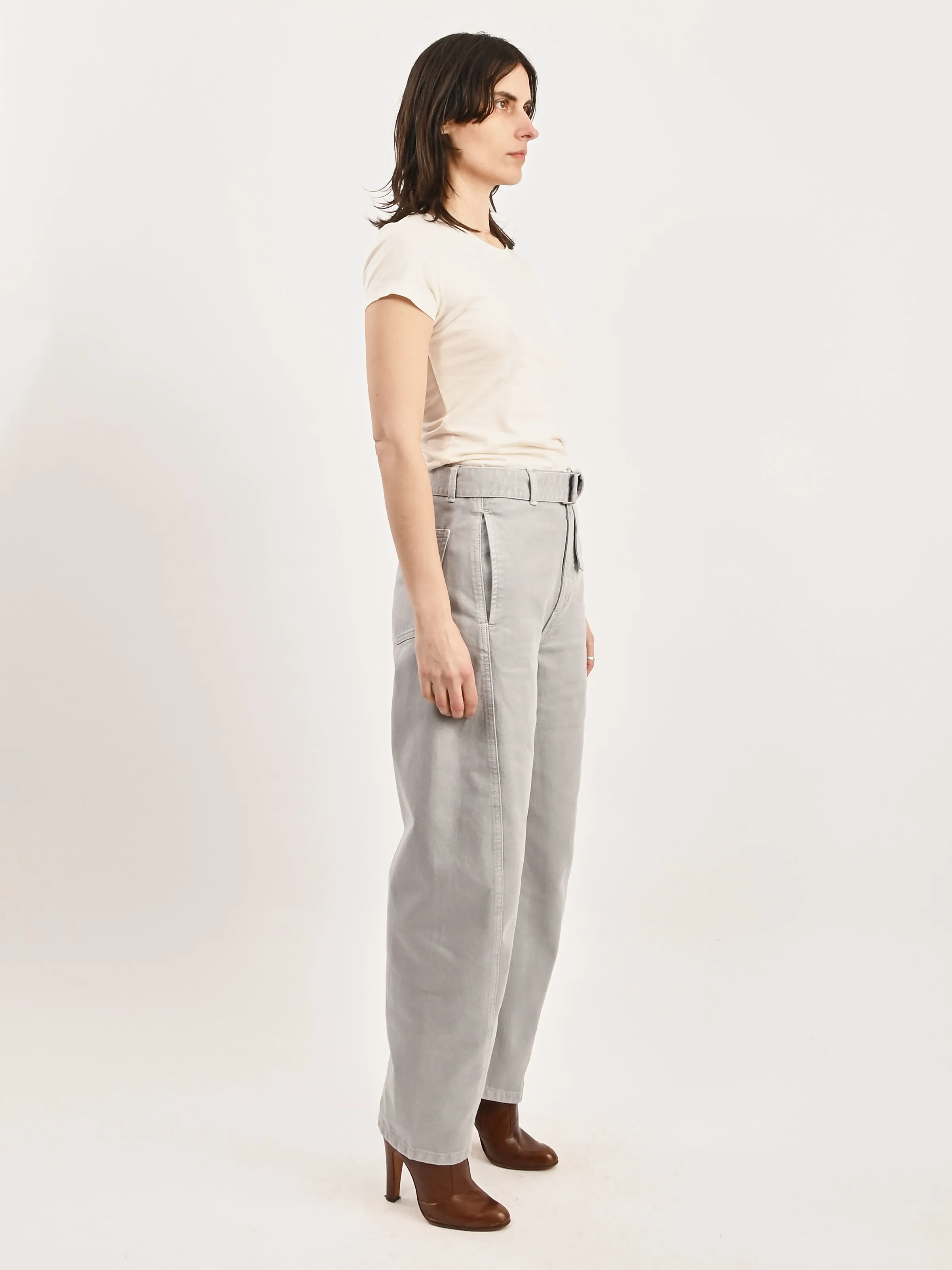 Chalk Fitted T-Shirt