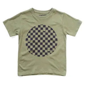 Checkhole Ss Tee - Olivine