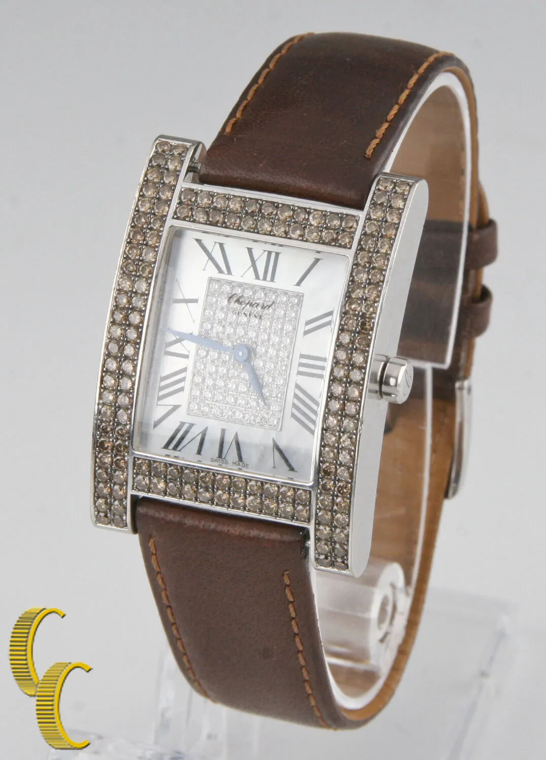 Chopard Your Hour Ladies Quartz 18k White Gold Diamond & MoP Watch #17/3451