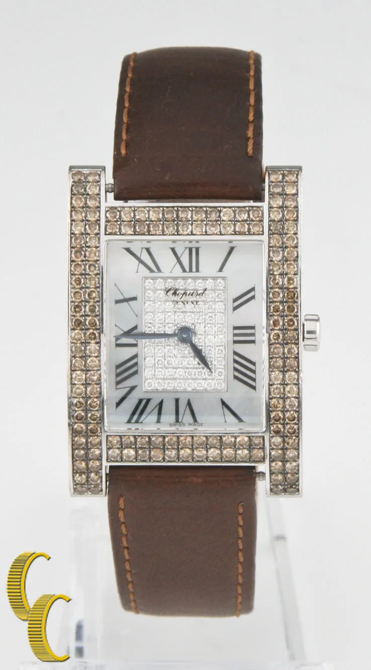 Chopard Your Hour Ladies Quartz 18k White Gold Diamond & MoP Watch #17/3451
