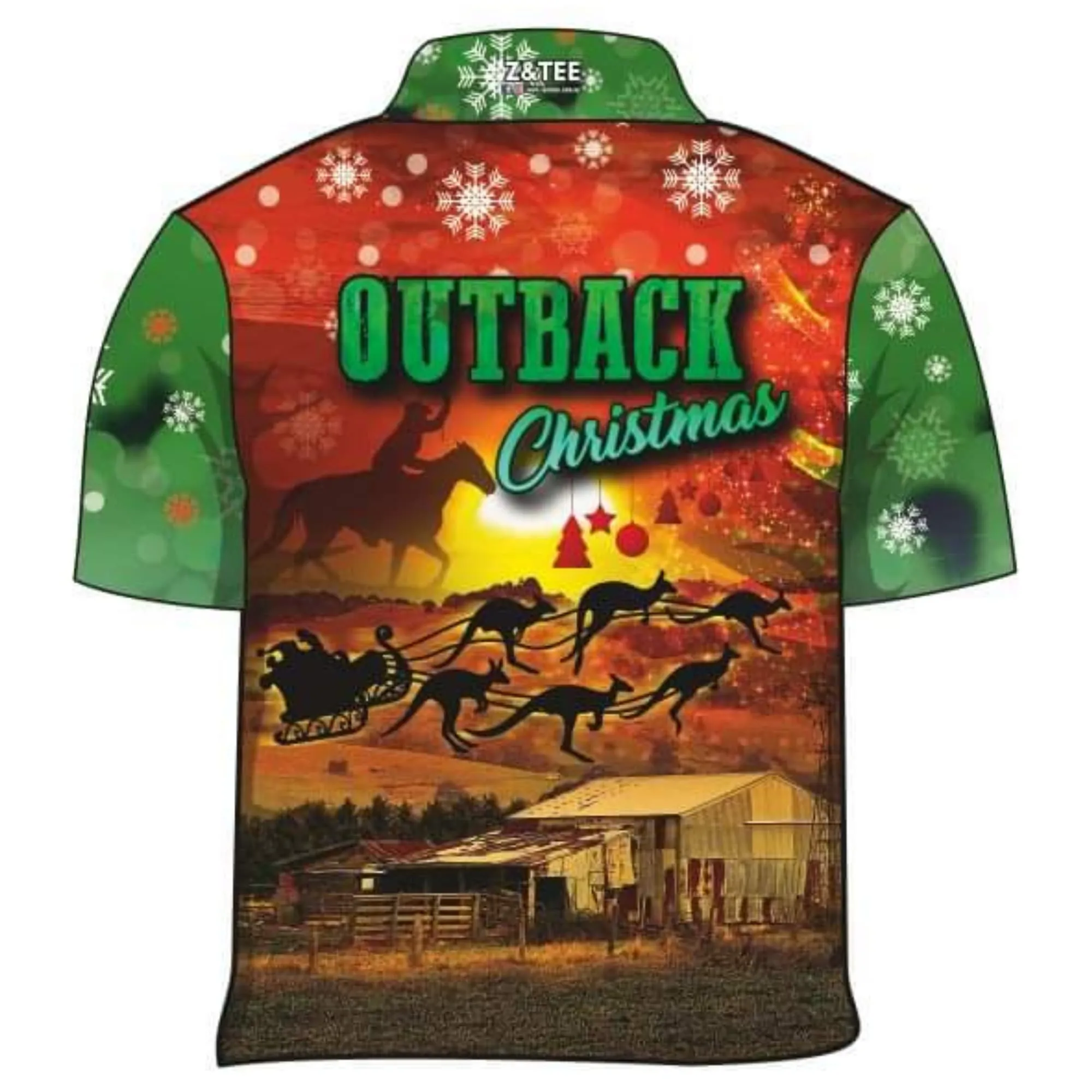Christmas | Outback Christmas Fishing Shirt