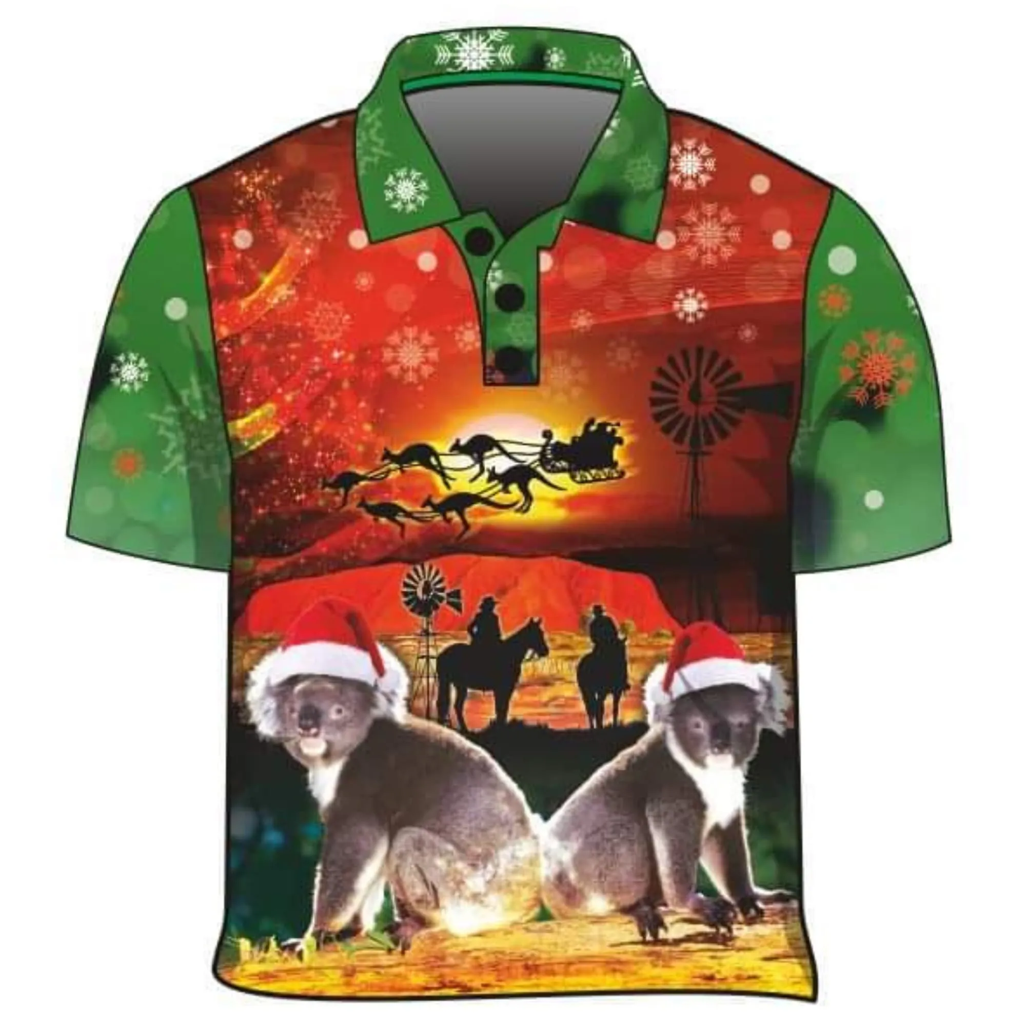 Christmas | Outback Christmas Fishing Shirt