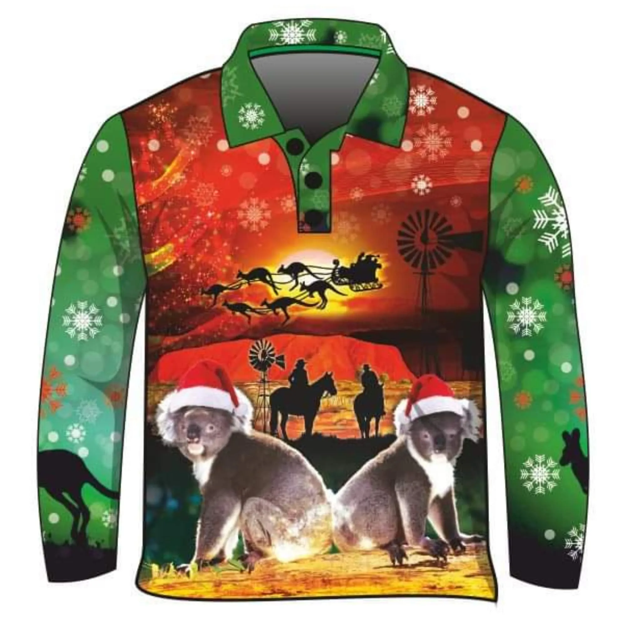 Christmas | Outback Christmas Fishing Shirt